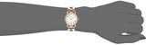 Marc Jacobs Baker Dexter White Dial Rose Gold Steel Strap Watch for Women - MBM3443