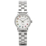Marc Jacobs Baker Dexter White Dial Silver Steel Strap Watch for Women - MBM3423