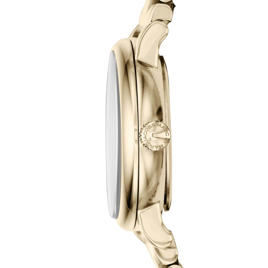 Marc Jacobs Baker Mint Green Dial Gold Steel Strap Watch for Women - MBM3284