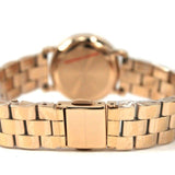 Marc Jacobs Baker Navy Blue Dial Rose Gold Steel Strap Watch for Women - MBM3332