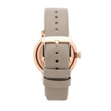 Marc Jacobs Baker Rose Gold Dial Grey Leather Strap Watch for Women - MBM1400