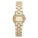 Marc Jacobs Baker White Dial Gold Steel Strap Watch for Women - MBM3247