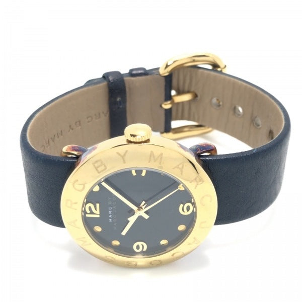 Marc Jacobs Blade Blue Dial Blue Leather Strap Watch for Women - MBM1224