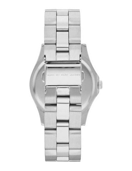 Marc Jacobs Blade Chronograph Silver Dial Silver  Steel Strap Watch for Women - MBM3125