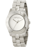 Marc Jacobs Blade Chronograph Silver Dial Silver  Steel Strap Watch for Women - MBM3125