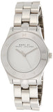 Marc Jacobs Blade Chronograph Silver Dial Silver  Steel Strap Watch for Women - MBM3125