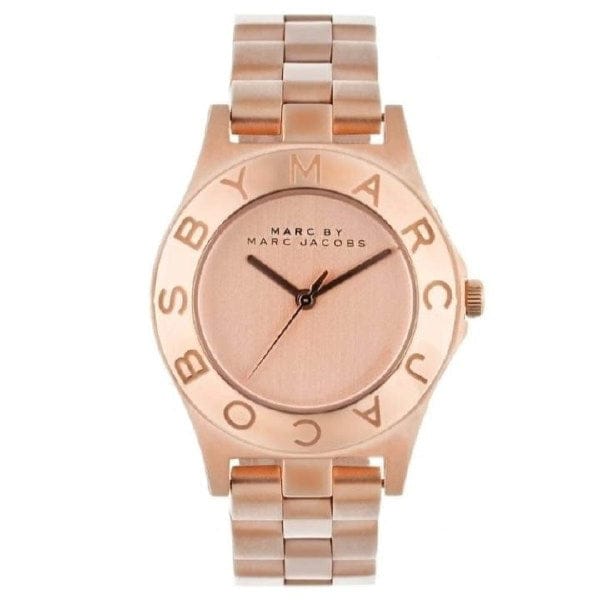 Marc Jacobs Blade Rose Gold Dial Rose Gold Steel Strap Watch for Women - MBM3127