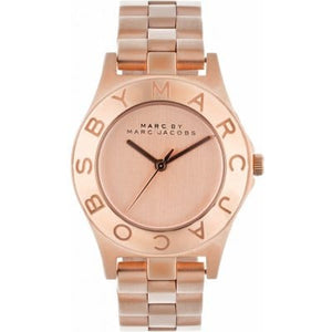Marc Jacobs Blade Rose Gold Dial Rose Gold Steel Strap Watch for Women - MBM3127