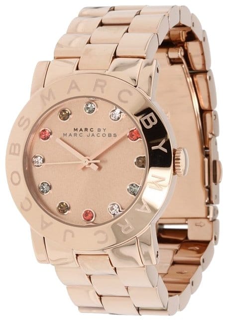 Marc Jacobs Blade Rose Gold Dial Rose Gold Steel Strap Watch for Women - MBM3142