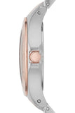 Marc Jacobs Blade Silver Dial Two Tone Steel Strap Watch for Women - MBM3129