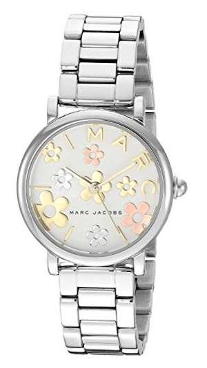 Marc Jacobs Classic White Dial Silver Steel Strap Watch for Women - MJ3581