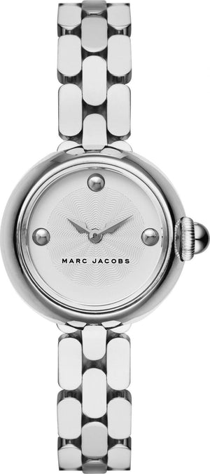 Marc Jacobs Courtney White Dial Silver Stainless Steel Strap Watch for Women - MJ3456