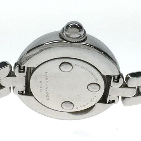 Marc Jacobs Courtney Mother of Pearl White Dial Silver Steel Strap Watch for Women - MJ3459