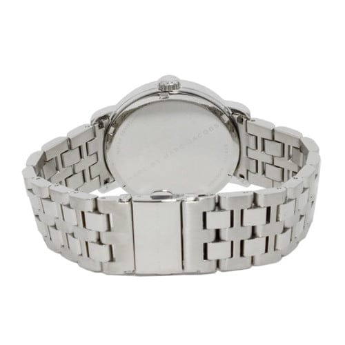 Marc Jacobs Fergus Black Dial Silver Steel Strap Watch for Men - MBM5075