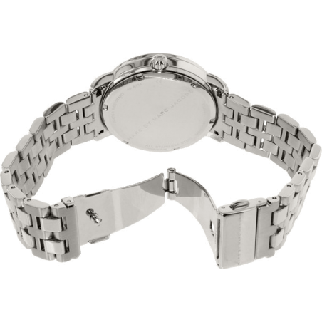 Marc Jacobs Fergus White Dial Silver Steel Strap Watch for Women - MBM8646