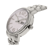 Marc Jacobs Fergus White Dial Silver Steel Strap Watch for Women - MBM8646
