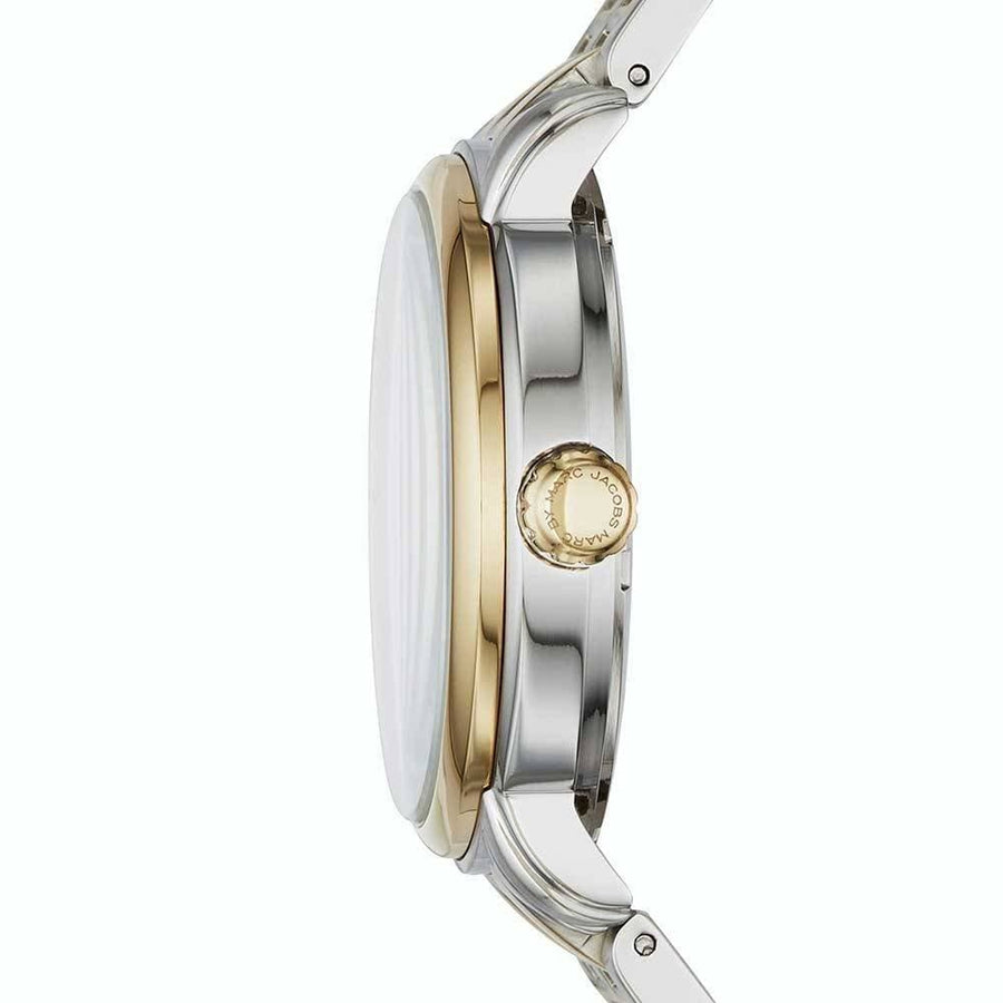 Marc Jacobs Fergus White Dial Two Tone Steel Strap Watch for Men - MBM5079