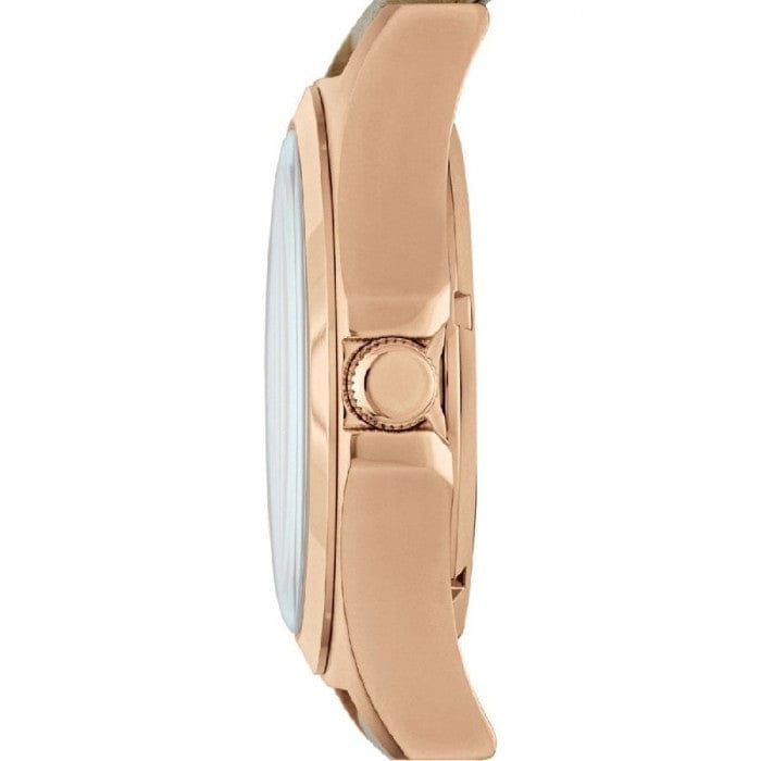 Marc Jacobs Henry Dinky Skeleton Beige Dial Beige Leather Strap Watch for Women - MBM1245