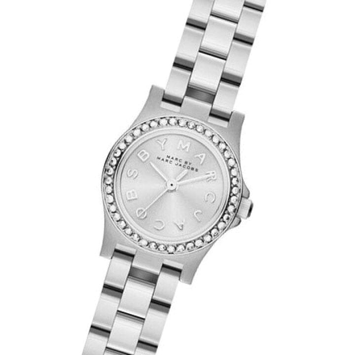 Marc Jacobs Henry Silver Dial Silver Steel Strap Watch for Women - MBM3276
