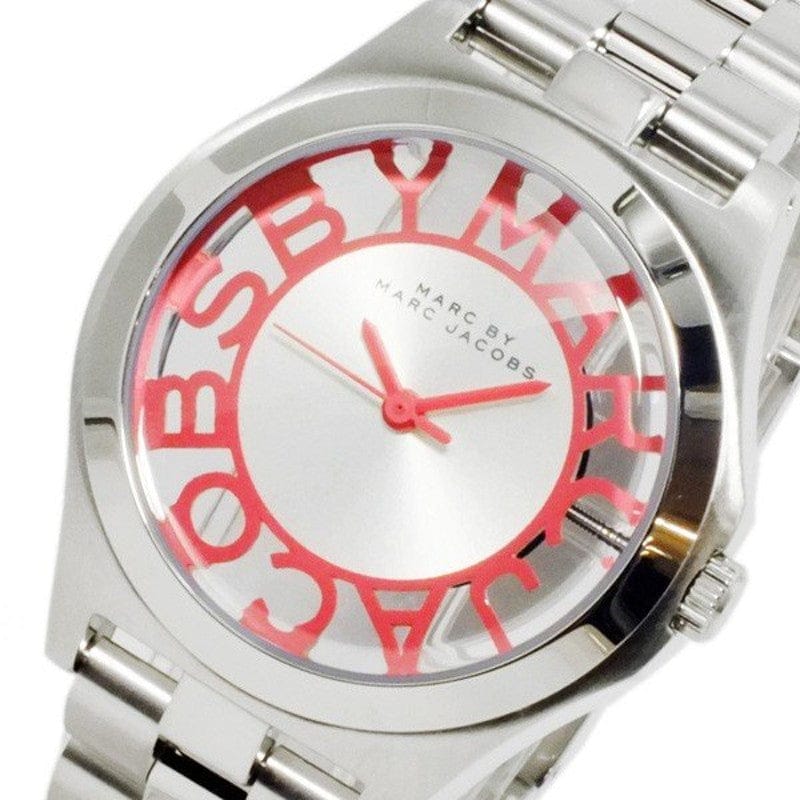 Marc Jacobs Henry Silver Dial Silver Steel Strap Watch for Women - MBM3294