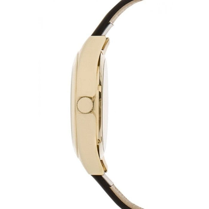 Marc Jacobs Henry Skeleton Black Dial Black Leather Strap Watch for Women - MBM1246