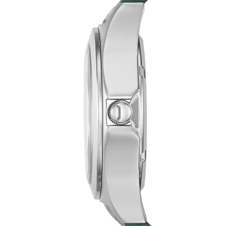 Marc Jacobs Henry Skeleton Green Dial Green Leather Strap Watch for Women - MBM1336
