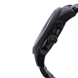 Marc Jacobs Larry Chronograph Black Dial Black Steel Strap Watch for Men - MBM8606