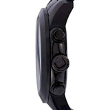 Marc Jacobs Larry Chronograph Black Dial Black Steel Strap Watch for Men - MBM8606