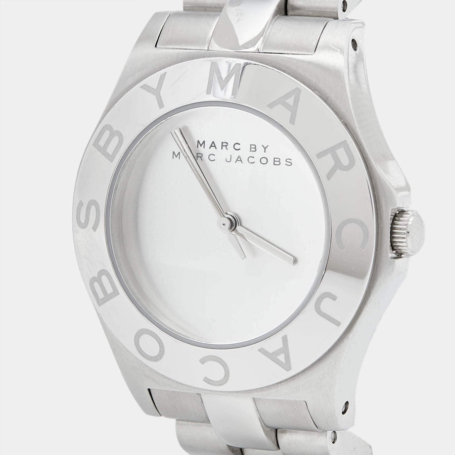 Marc Jacobs Marc White Dial White Ceramic Strap Watch for Women - MBM9500
