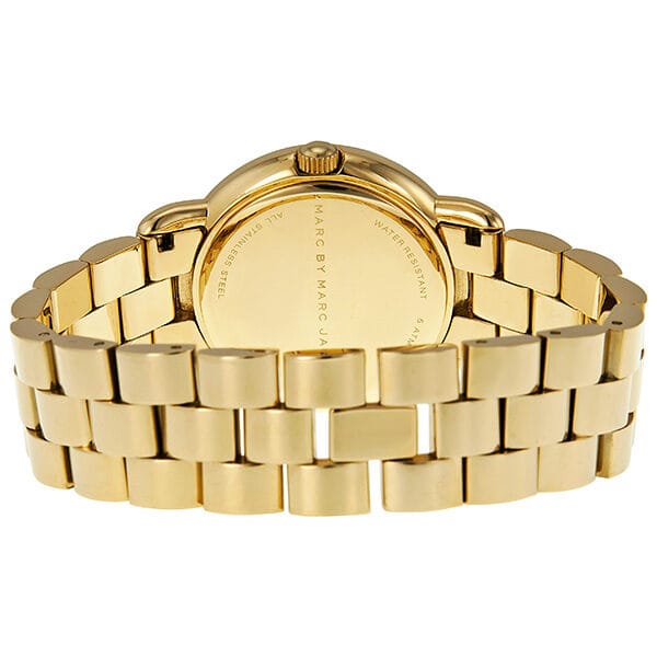 Marc Jacobs Marci Gold Dial Gold Steel Strap Watch for Women - MBM3098