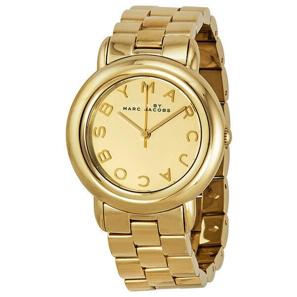 Marc Jacobs Marci Gold Dial Gold Steel Strap Watch for Women - MBM3174