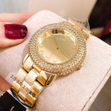 Marc Jacobs Marci Gold Dial Gold Steel Strap Watch for Women - MBM3191