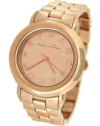 Marc Jacobs Marci Rose Gold Dial Rose Gold Steel Strap Watch for Women - MBM3099