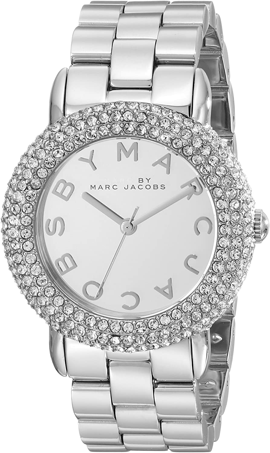 Marc Jacobs Marci Silver Dial Silver Steel Strap Watch for Women - MBM3190