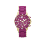 Marc Jacobs Rock Purple Dial Purple Stainless Steel Strap Watch for Women - MBM2576