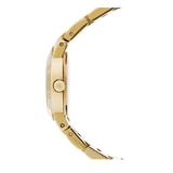 Marc Jacobs Mini Amy White Dial Gold Steel Strap Watch for Women - MBM3057