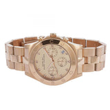 Marc Jacobs Blade Rose Gold Dial Rose Gold Steel Strap Watch for Women - MBM3102