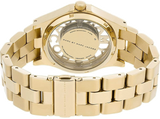 Marc Jacobs Henry Gold Skeleton Dial Gold Stainless Steel Strap Watch for Women - MBM3263