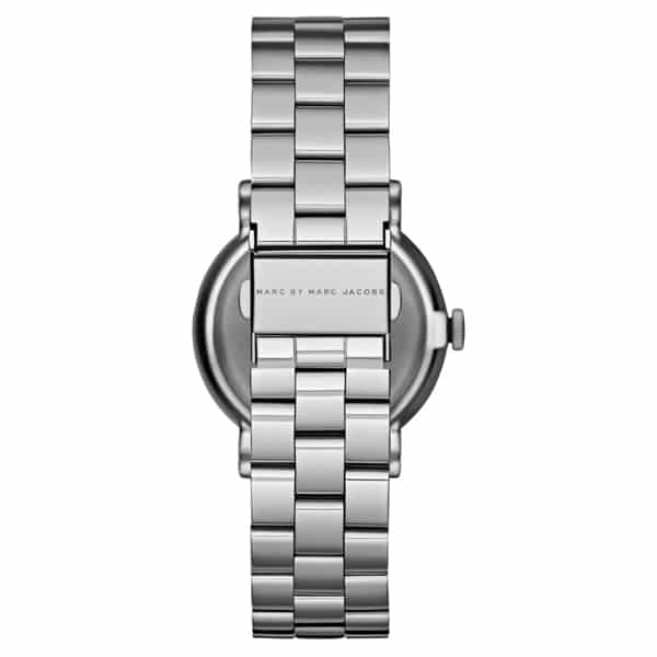 Marc Jacobs Marc White Dial Silver Steel Strap Watch for Women - MBM3420