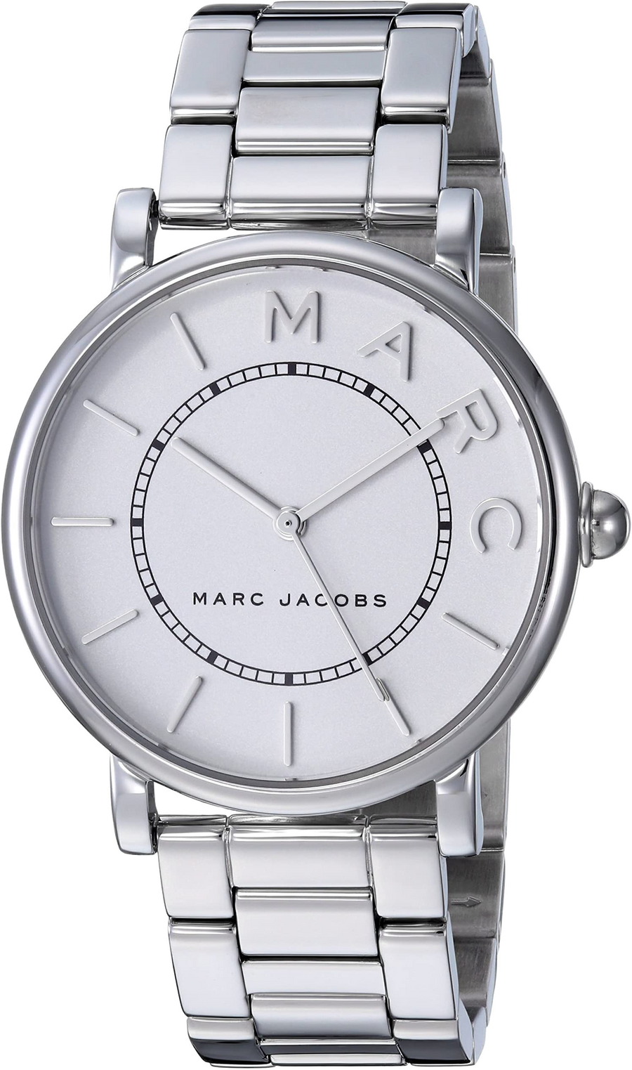 Marc Jacobs Roxy White Dial Silver Steel Strap Watch for Women - MJ3521