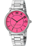 Marc Jacobs Roxy Fuchsia Dial Silver Stainless Steel Strap Watch for Women - MJ3524