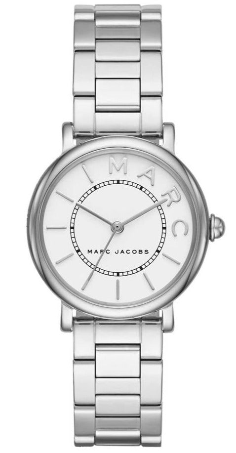 Marc Jacobs Roxy White Dial Silver Steel Strap Watch for Women - MJ3525