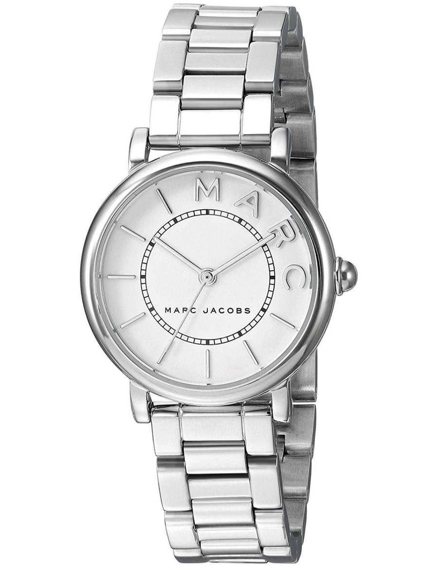 Marc Jacobs Roxy White Dial Silver Steel Strap Watch for Women - MJ3525