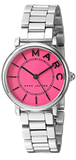 Marc Jacobs Roxy Fuchsia Dial Silver Steel Strap Watch for Women - MJ3528