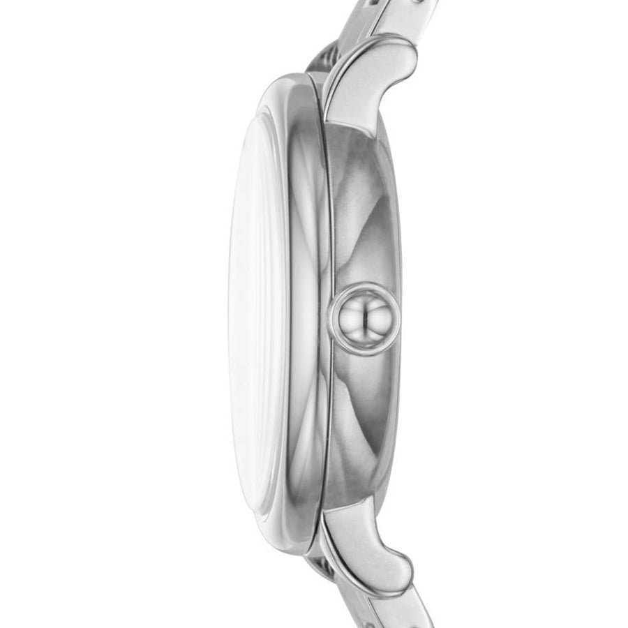 Marc Jacobs Roxy White Dial Silver Steel Strap Watch for Women - MJ3568
