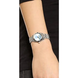 Marc Jacobs Peeker Blue Dial Silver Steel Strap Watch for Women - MBM3376