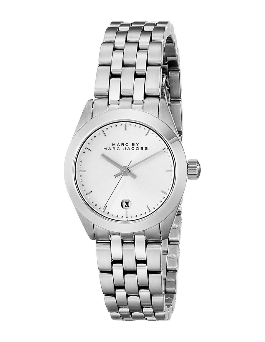 Marc Jacobs Peeker Silver Dial Silver Steel Strap Watch for Women - MBM3373