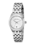 Marc Jacobs Peeker Silver Dial Silver Steel Strap Watch for Women - MBM3373