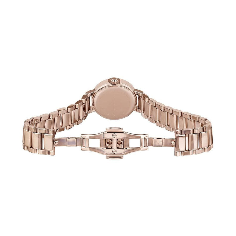Marc Jacobs Peggy Rose Gold Dial Rose Gold Steel Strap Watch for Women - MBM3406