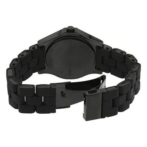 Marc Jacobs Pelly Black Dial Black Silicone Strap Watch for Women - MBM2530